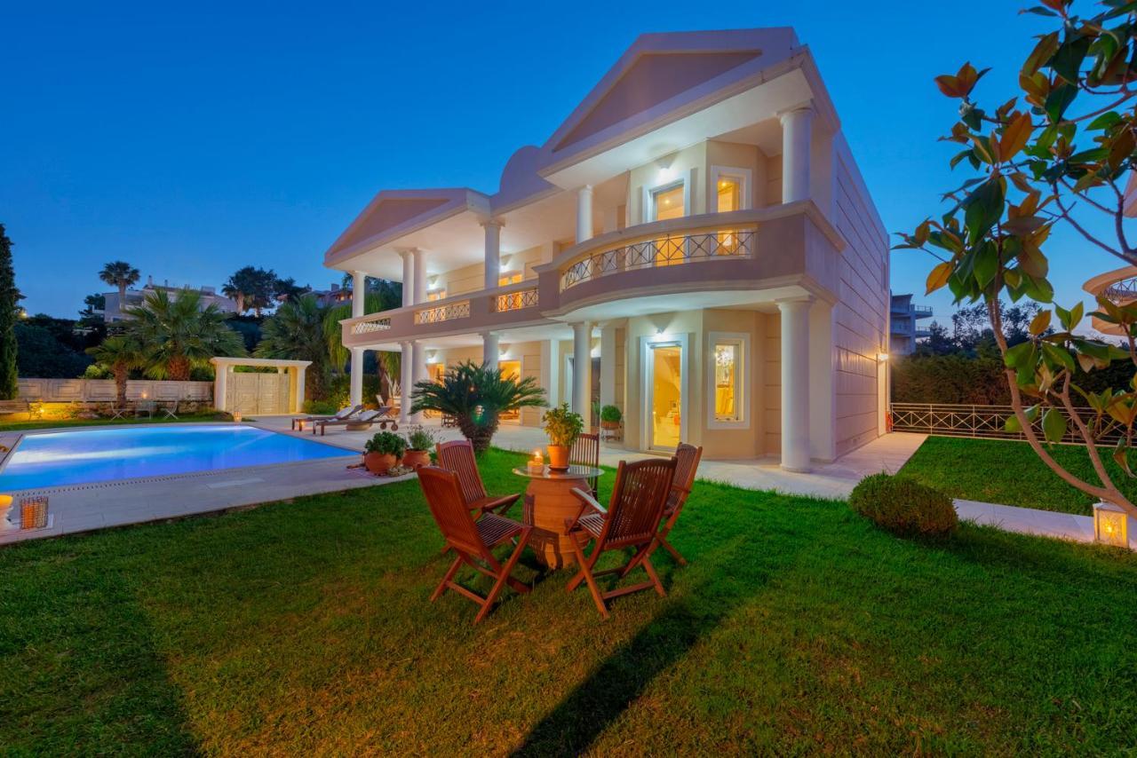 The Painters Luxurious Villa Anavyssos Buitenkant foto