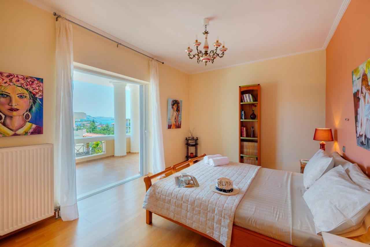 The Painters Luxurious Villa Anavyssos Buitenkant foto