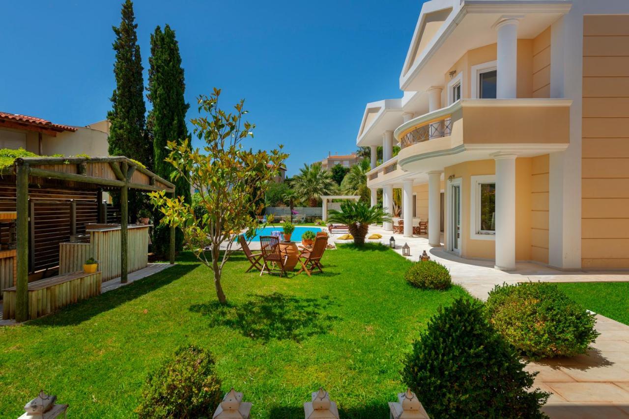 The Painters Luxurious Villa Anavyssos Buitenkant foto