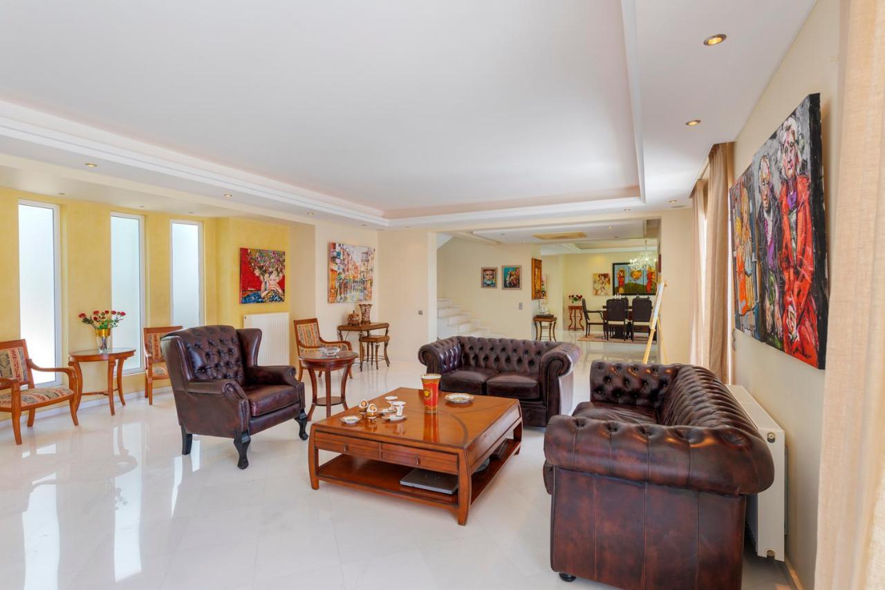 The Painters Luxurious Villa Anavyssos Buitenkant foto