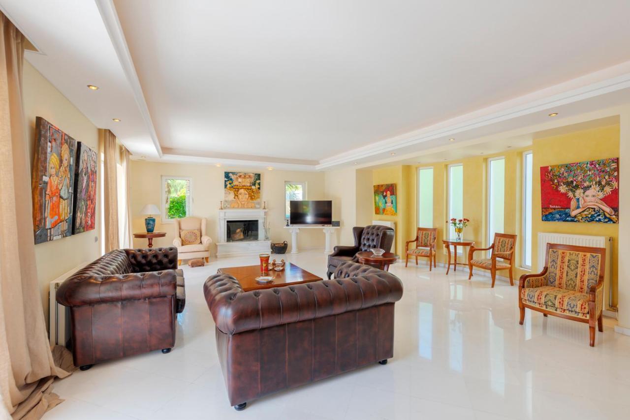 The Painters Luxurious Villa Anavyssos Buitenkant foto
