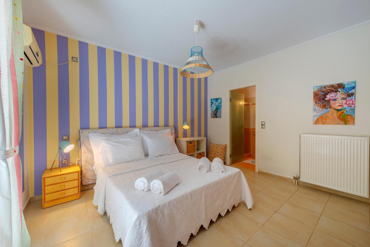 The Painters Luxurious Villa Anavyssos Buitenkant foto